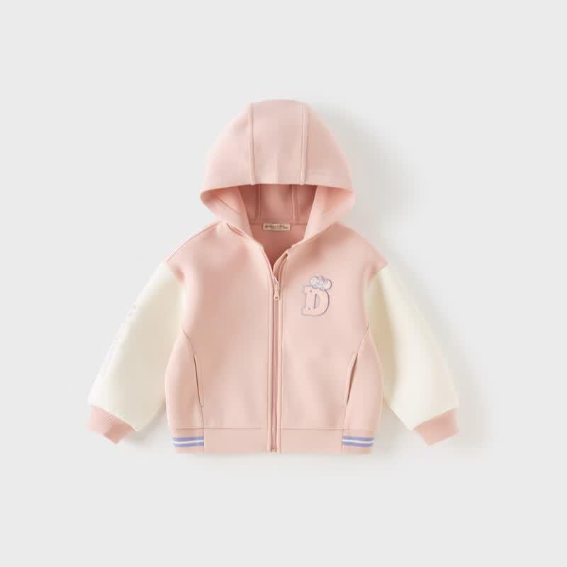 DAVE & BELLA Kids Colorblock Hooded Sweatshirt Jacket
