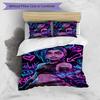 3pcs Duvet Cover Set (1*Duvet Cover + 2*Pillowcase, Without Core), Jinx Print Bedding Set, Bedroom Decor, All‑Season, Birthday Gift