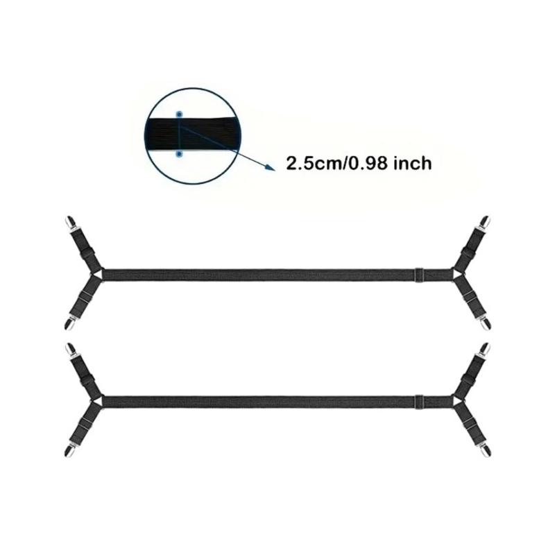 2 Piece Quick Install No Tool Sheet Holder Keep Bedding Tight On Mattress Adjustable Bed Sheet Tensioners For Home Use