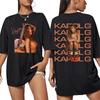 Karol G Tropicoqueta Tour 2026 New Album Tshirts Unisex Women Harajuku Hip Hop Street T Shirt Summer Tops Cozy 100 Cotton Tshirt