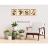 Retro Botanical Butterfly Wall Art, Vintage Canvas Prints, Floral Nature Aesthetic Posters for College Dorm Room Preppy Room Bedroom Decor, Set of