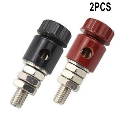 2PCS 100A Power Clip Terminals M6/M8/M10 Winding Screw M6M8M10 Lithium Battery Welding Power Clip Terminal Connector Accessories