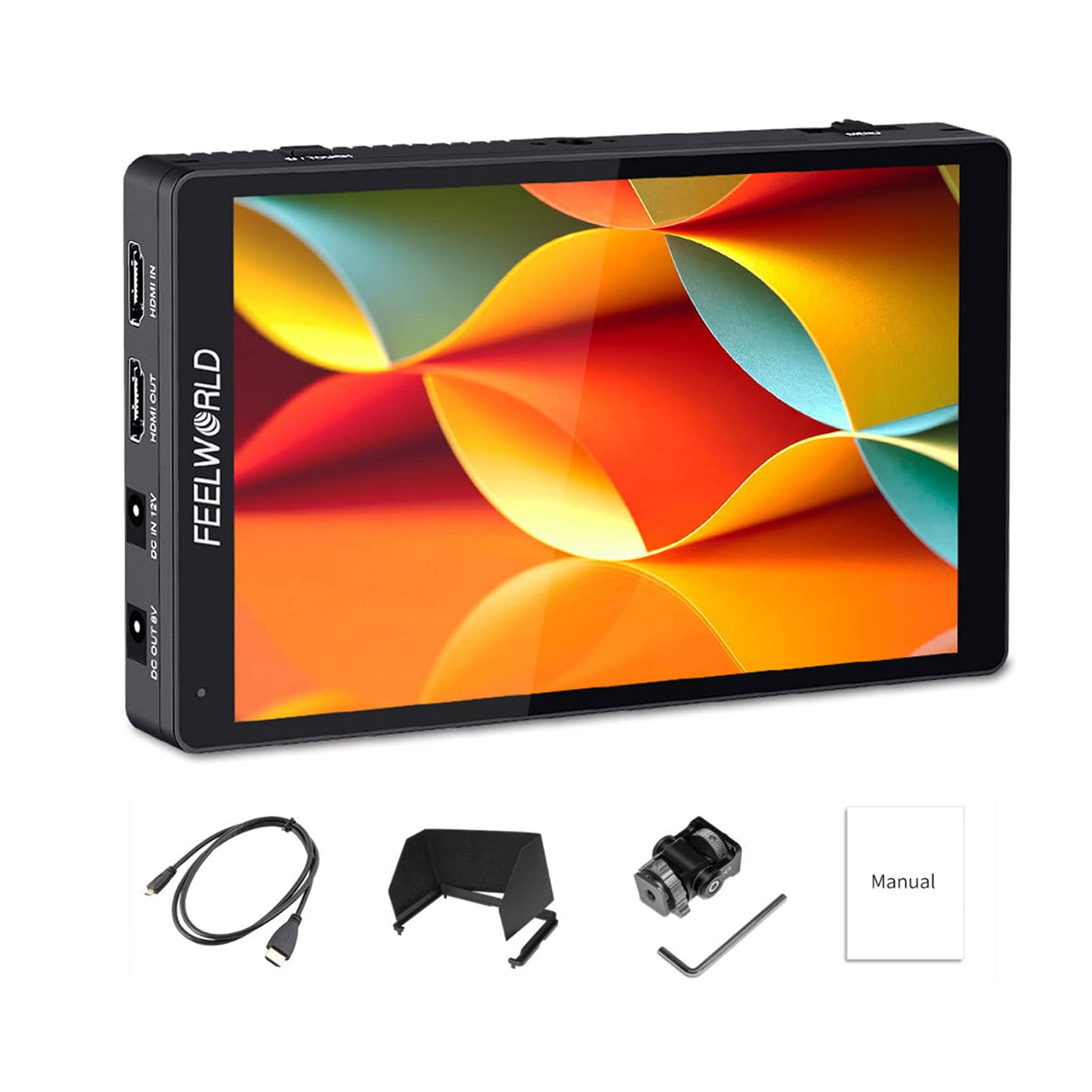 

FEELWORLD F7 PRO Сенсорный экран 3D LUT Полевой директорский AC-монитор для DSLR-камеры F970 с внешним источником питания и установкой 4K HDMI 1920x1200 IPS-панель