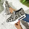 New Spring and Autumn Women's Shoes New Fashion Slip-on Thick-soled Flower Printed Casual Breathable Anti-Slip Sneakers