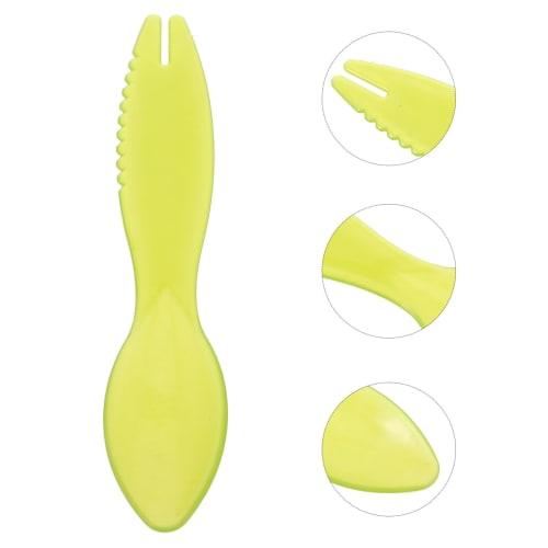 Luxshiny 20pcs Kiwi Fruit Spoons, Plastic Kiwi Knives, Avocado Slicers, Avocado Cutter, Fruit Cutter, Peeler Spoons, Kiwi Scoops for Home, Kitchen, an