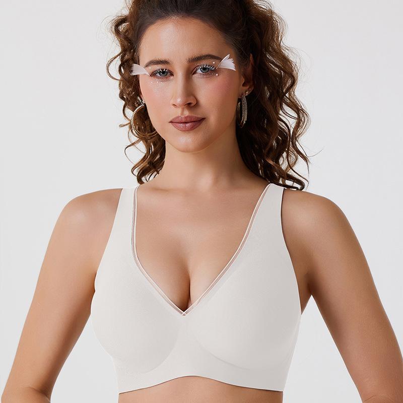 Women's Seamless Deep V Push-up Bra - Wireless and Upgraded Version