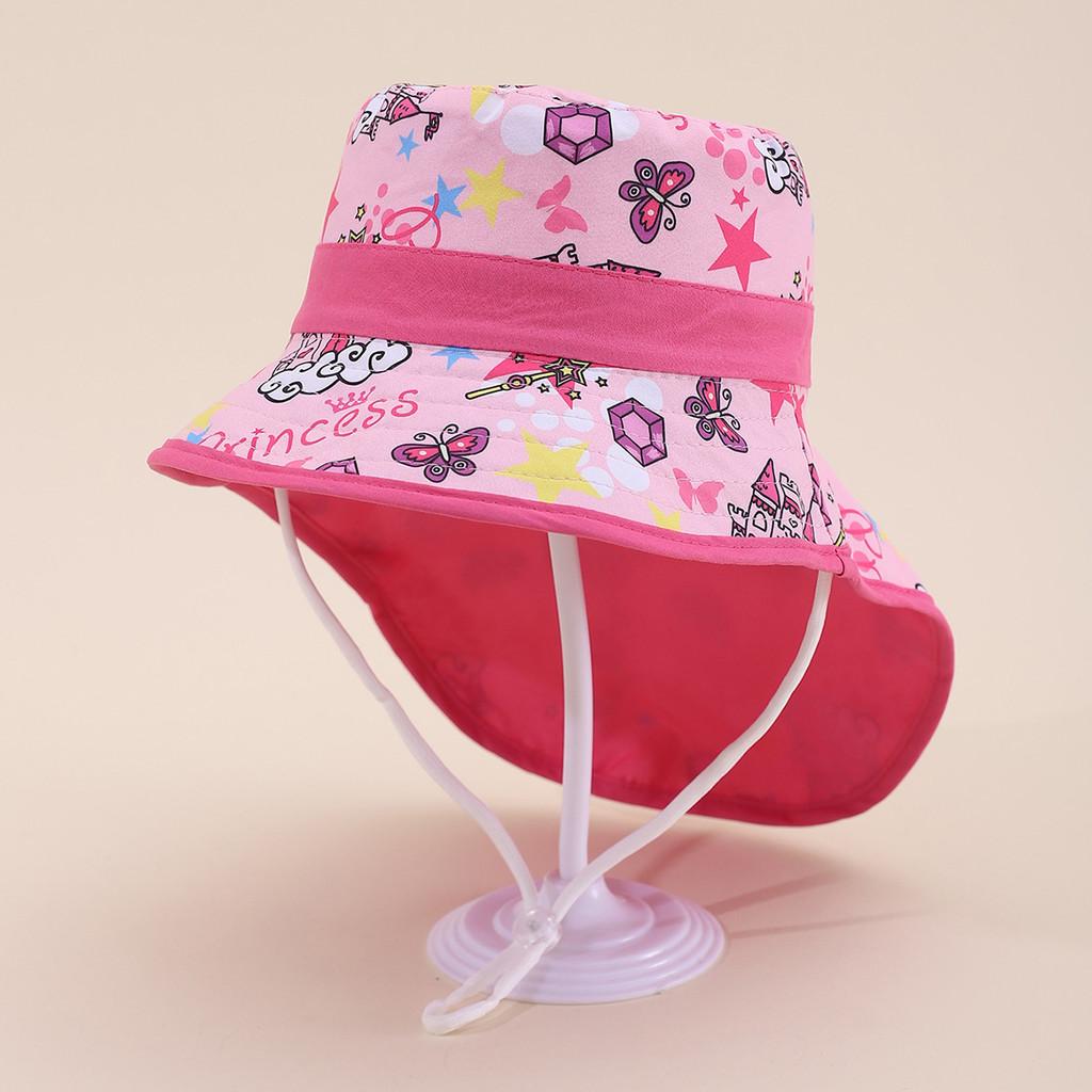 Unicorn Kids Fisherman Hat With Wide Brim For Summer Beach Sun Protection