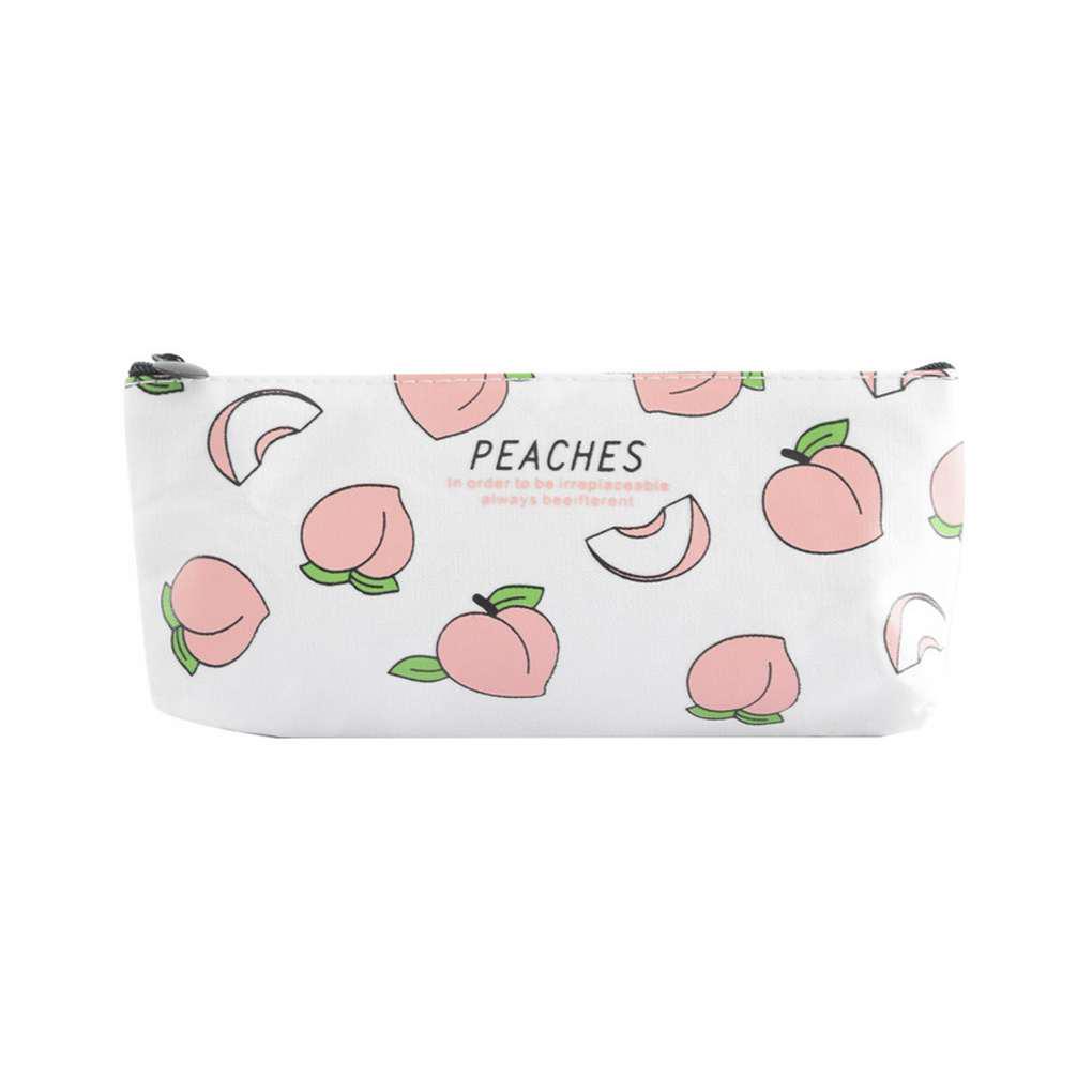 

Сумка-карандаш на молнии с принтом фруктов для студентов, пеналы, канцелярские принадлежности для офиса no.02