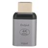 USB C Buchse auf Stecker Adapter 4K 60Hz High Speed Plug and Play Typ C auf HD Multimedia Interface für PC Telefon Tablet