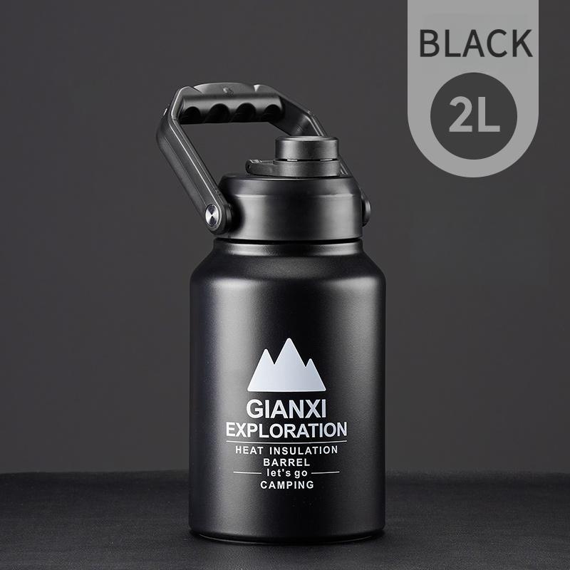 Stainless Steel Insulation Bucket Large Capacity Portable Ice Bucket Camping Large Bottle Mouth Ice Insulation Pot