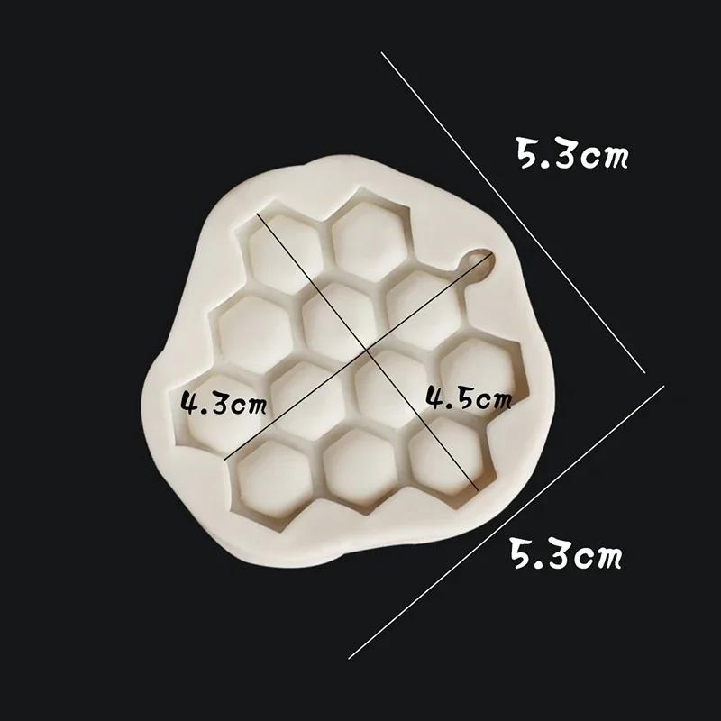 Silikonform für DIY Honigwabenkuchen, Fondantkuchen, Schokolade, Seife, Süßigkeiten, Kekse, Zucker - 1 Stück Backküchenzubehör
