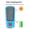 USB-wiederaufladbare Solar-Fahrradbeleuchtung mit Leistungsanzeige Berg-Rennrad-Frontleuchte Integriertes Horn Taschenlampe für Radfahren