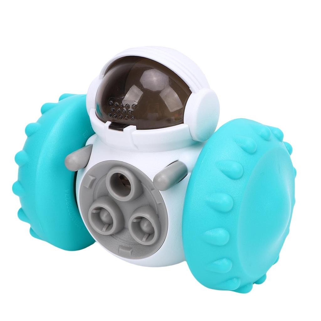 Dog Interactive Treat Dispenser Toy Interactive Cat Dispensing Food Toy Swinging Robot Shape for