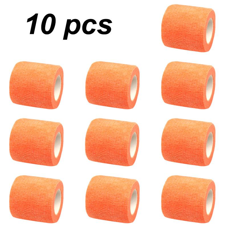 10 Rolls Athletic Wrap Tape Self Adhesive Elastic Bandage Sports Protector Knee Finger Wrist Pet Shoulder Tattoo Accessories