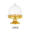 12PCS/Pack Lightweight Party Plastic Exquisite Candy Cup Atmosphere Stable Dustproof Durable Moisture-proof Sturdy Wedding