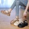 Internet Celebrities Super Fire Platform Small Sandals Women 2025 New Summer Wear Versatile Skirt Word with Roman Shoes