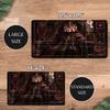 Red Panda Chieftain MTG Playmat Card Game Mat with Command Zone TCG Table Mat Anti Slip Rubber Desk Pad Magic The Gathering Game