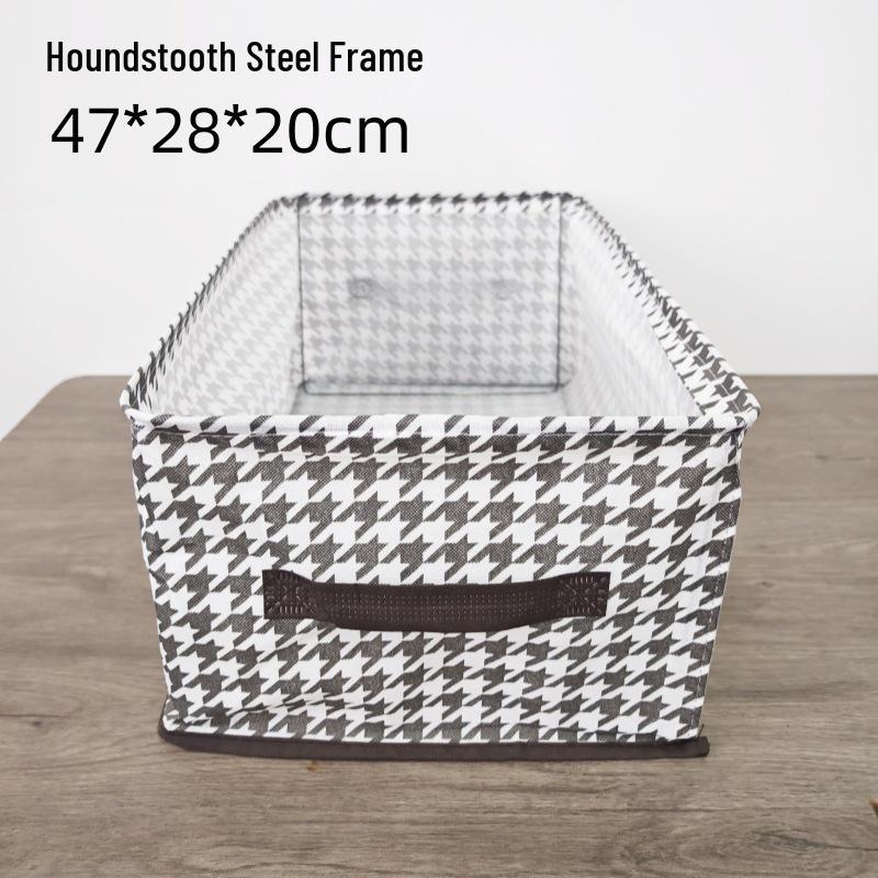 Houndstooth Foldable Drawer Organizer for Wardrobe