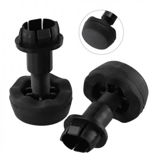 Left Car Hood Stop Cushion Right Rubber Black For Ford Hood Stop Cushion