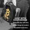 Bitcoin Bull Thermal Insulated Lunch Bags BTC Crypto Currency Portable Lunch Tote for Work School Travel Storage Bento Food Box
