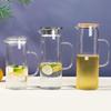 Nordic Large-Capacity Borosilicate Glass Water Bottle with Handle
