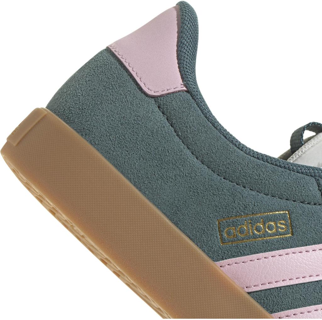 Women's Adidas VL Court 3.0 Preloved Teal/clear Pink/gold Metallic Sneakers