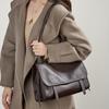 Season Retro Matte Shoulder Tote Bag Women'S Winter First Layer Cowhide Commuter Bag Big Bag