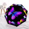 1pc Butterfly, Floral Automatic Open/Close Umbrella, Compact Travel Umbrella, 8-Rib Sturdy Frame - Ideal Gift for Friends yy251118107