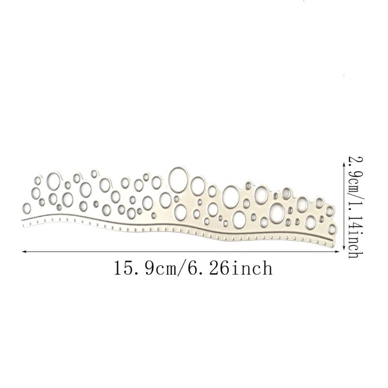 Dot Lace Metal Cutting Dies Stencils for DIY Scrapbooking Decorative Embossing Paper Cards Template Decor Die Cuts