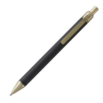 IWI Gel Ink Ballpoint Pen Fusion Carbon Brass 0.5 7S130-0BR-BP