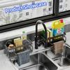 Shelf Sink Faucet Rack Dish Rag Storage Rack Cutlery Organizer Tableware Drainboard Kitchen Accessories Drainer Kitchen Dishes