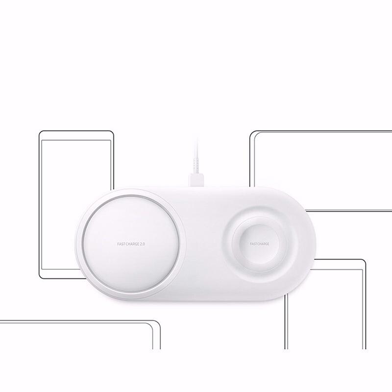 25W Wireless Charger Duo Fast Charging Pad for Samsung Note 20 Ultra S20 S21 S22 Plus Watch Gear S4 S3 Wirless Fast Induction