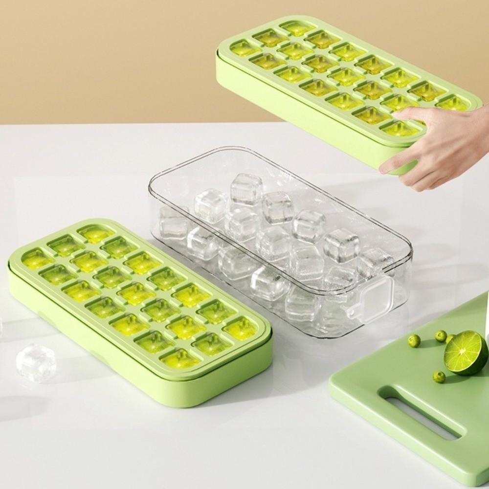 Space Saving Ice Cube Tray Silicone Pressure Ice Mold Homemade Ice Cube Maker Household Use