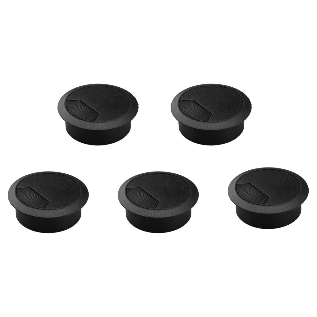 

5pcs/set Computer Desk Cable Hole Cover Easy To And Decorative For Computer Desk Table Hole Cover