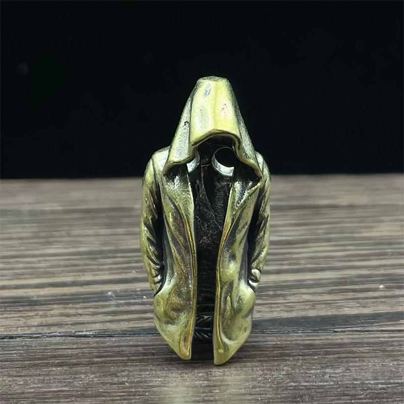 Cloak Knife Drop Brass Knife Beads EDC DIY Paracord Fidget Toy Paracord Rope Decompression Toy Edc