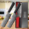 WXCOO 8inch Japanese Santoku Knife Kitchen Knives Household Kiritsuke Steel Damascus 67 Layer Fruit Vegetable Knife Accessories