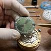28.5mm Green Lume Case Mod Parts Sterile Arabic Pilot Alpinist Dial For Seiko Prospex Land NH35/36/4R/6R/7S Automatic Movement