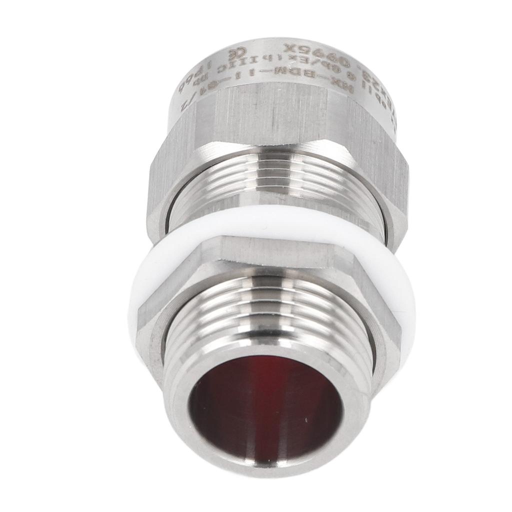 Cable Gland 304 Stainless Steel G1/2 IP66 Water Proof Armoured Cable Connector for Vehicles Marine D