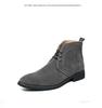 Herren Wildleder Chelsea Boots im koreanischen Stil - Herbst/Winter Spitzschuhe High-Top Schuhe