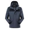 Unisex Winter Hooded Waterproof Windproof Three-in-One Mountaineering Jacket