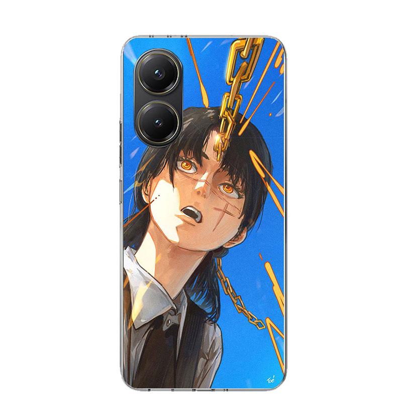 C-Chainsaw Mans Yoru War Devil Phone Case For Xiaomi Poco F7 Ultra X7 X6 Pro X5 Redmi 15 15C 13 13C 12 12C 10 10A 10C 9 9A 9C 9T