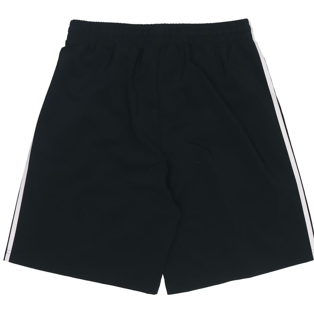 Adidas 3-Stripes Letter Fit Mid-Waist Drawstring With Side Pockets Straight Casual Shorts Men Bottoms Black GL0022