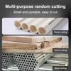 Universal Woodworking And Metal Cutting Reciprocating Saw Blade For Diy And Professional Use, Coarse And Fine Teeth