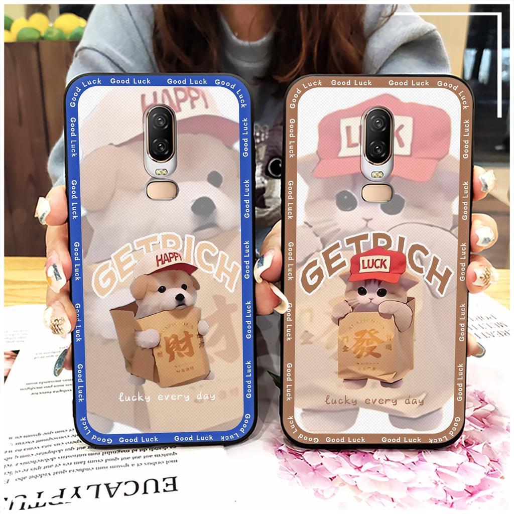 Full wrap Soft case Phone Case For OnePlus 6/1+6 Graffiti Fashion Design Phone Pouch Anti-knock TPU Couple Waterproof