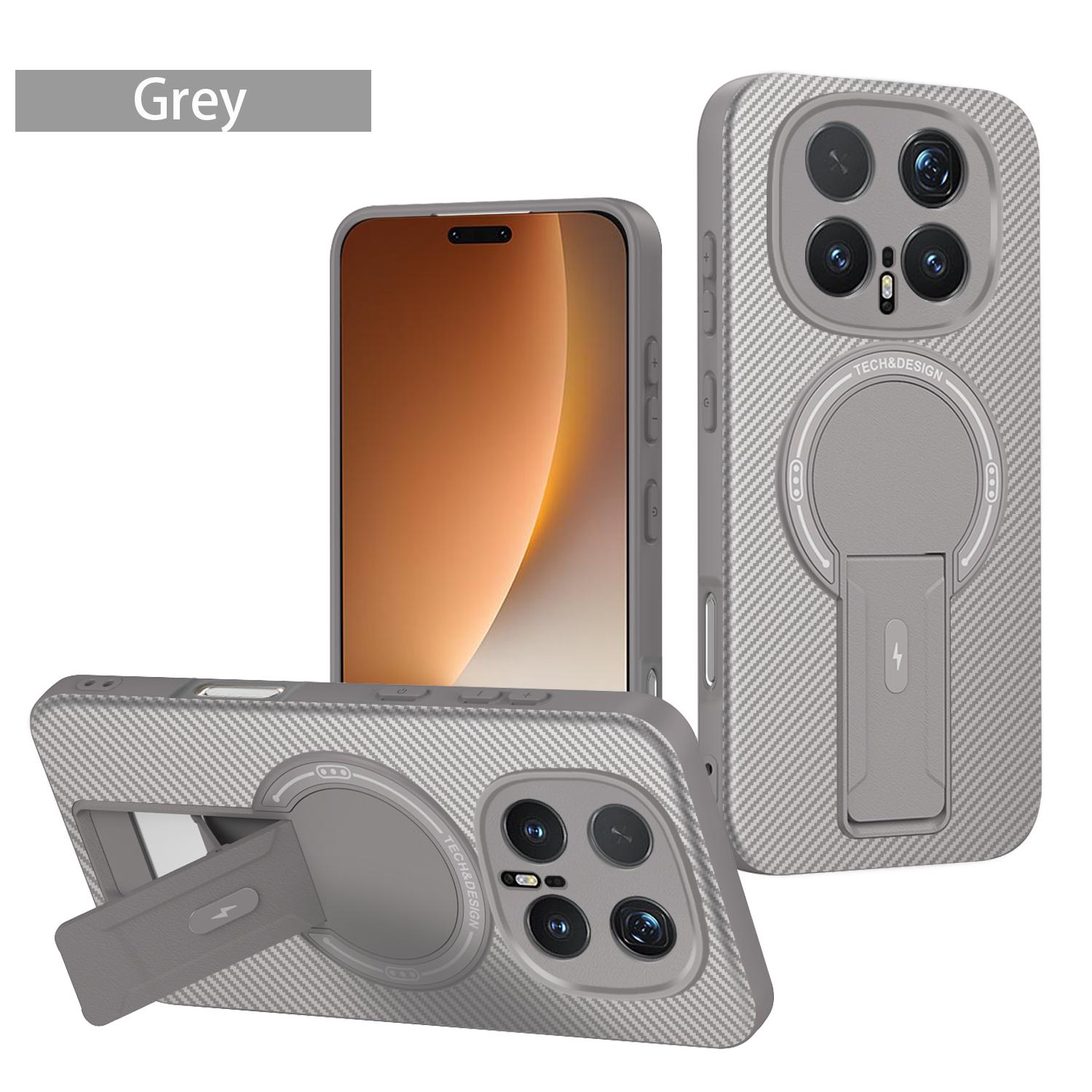 

High Qualtiy Magnetic Phone Case for Honor Magic8 Pro Magic 8 Pro 8Pro 5G Foldable Bracket Shockproof Lens Protection Back Cover Honor Magic8 Pro сірий колір