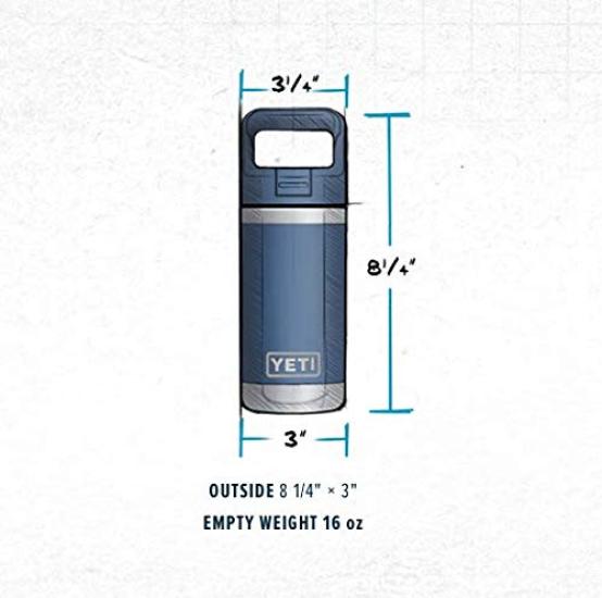 Yeti Rambler JR 12 oz Kids Bottle, Canyon Red, Insulated Thermos, for Kids, and Hot Water. [Used]