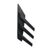 2Pcs Universal Car Rear Windshield Side Spoiler Rear Wing Trim Side Vents Decor Stickers Window Louvers Exterior Decorative Part