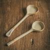 Retro Long-Handled Ceramic Spoon for Tableware, Dessert, Soup, and Stirring