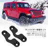 [Genuine Product] Sun Visor Clip Repair Kit, Aluminum Alloy, Black Anodized Wrangler JK JL JLU Compatible
