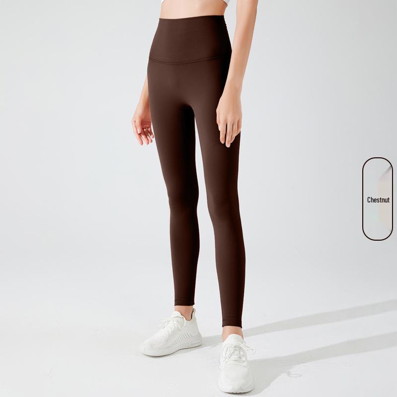 

Женские зимние брюки для йоги Restart с флисовой подкладкой: Плотные, без Т-образной линии, облегающие леггинсы для фитнеса Large